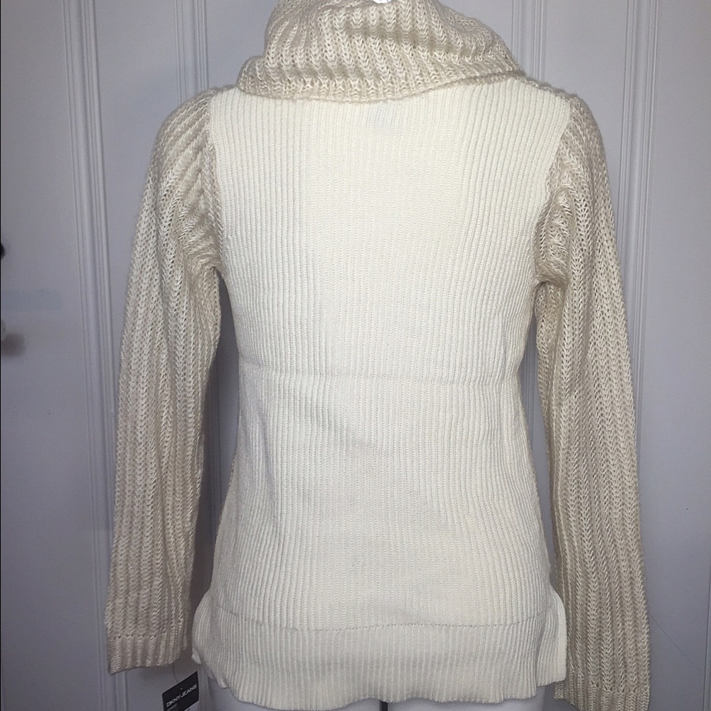 DKNY Almond Cream Turtleneck Sweater - Picture 3 of 4